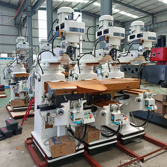 Manual Vertical Turret Milling Machine X6325 1x40HQ Loading Containers